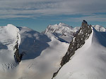 Strahlhorn, Mont Rose et Rimpfishhorn