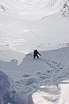 Ascension du col